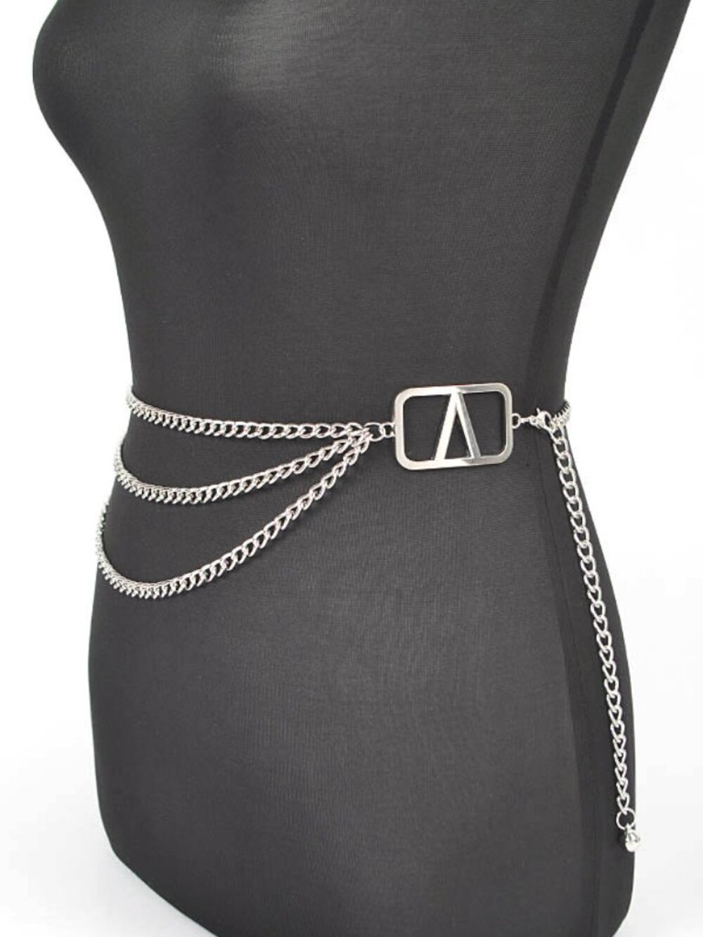 BNWT Brand New Plus Size XL Layered Fashion Chain Belt Iconic Chain Belt